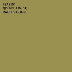 #9A9151 - Barley Corn Color Image